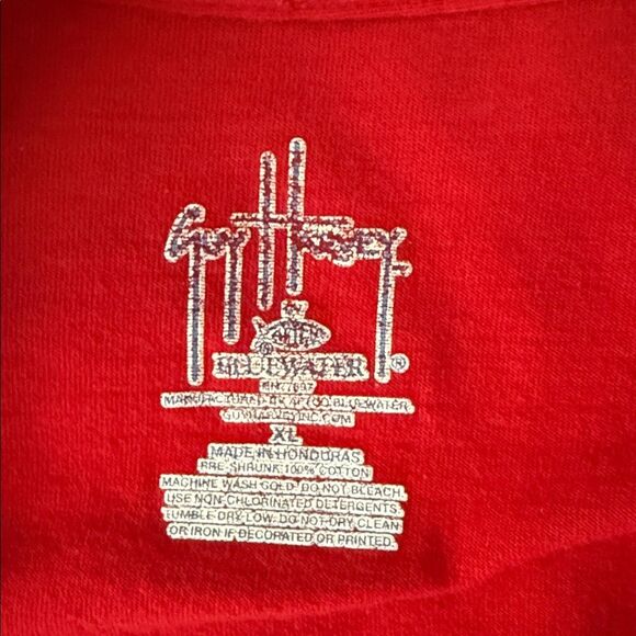 Guy Harvey Men's Red Long Sleeve Shirt XL - Picture 7 of 7